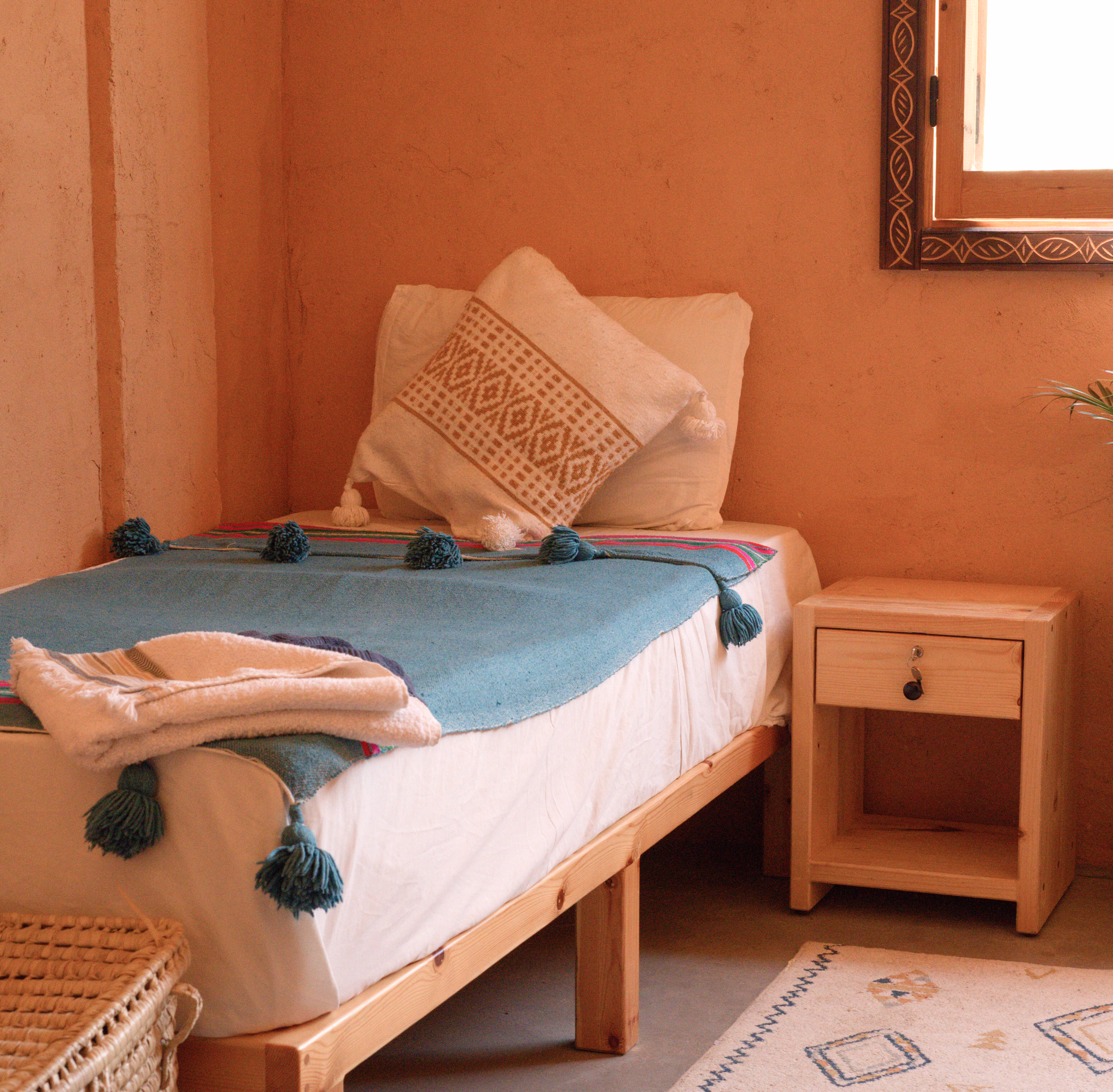 Triple room at Salt House Morocco surf camp