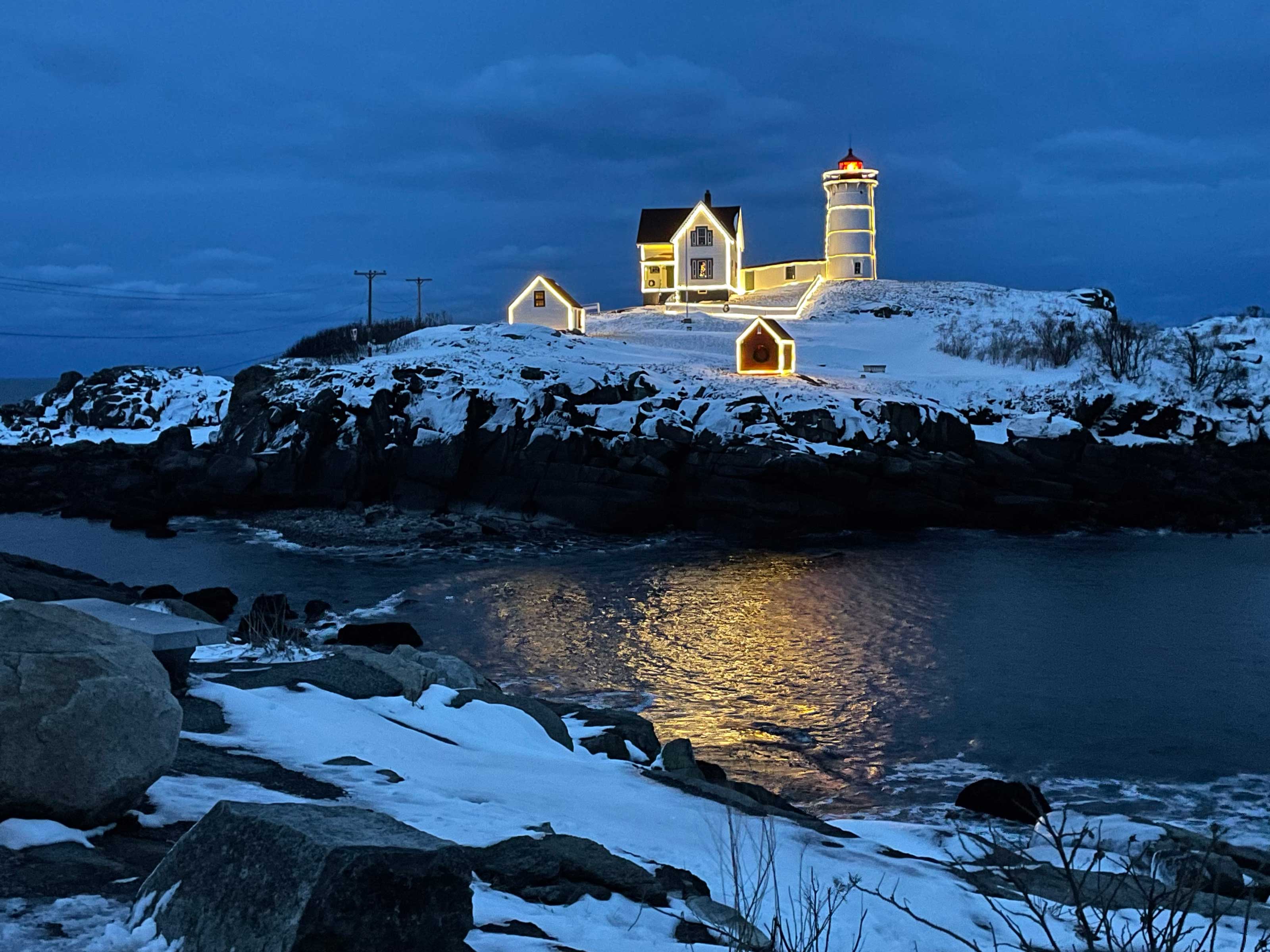 Summer may belong to the tourists, but winter belongs to the lighthouses.