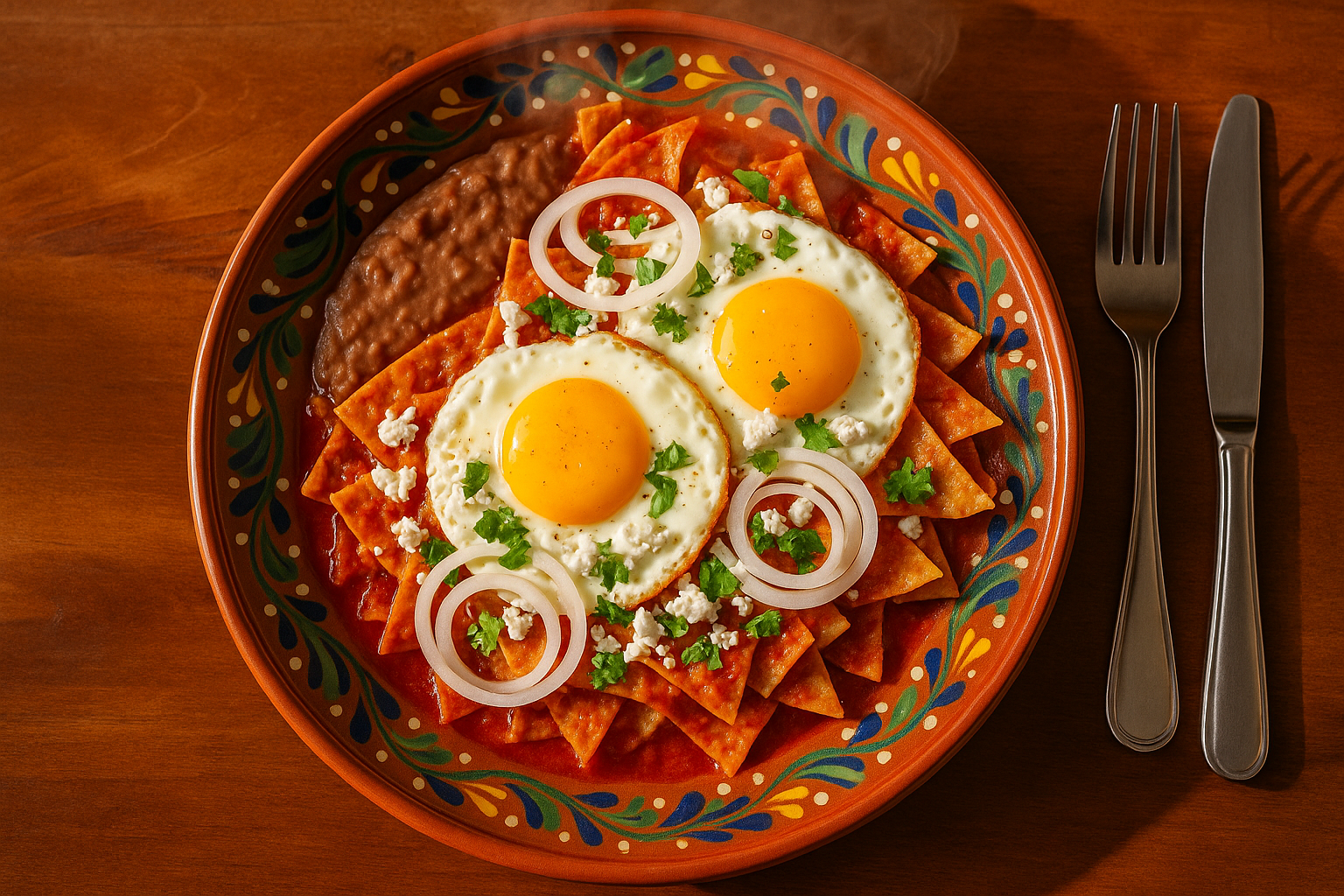 Chilaquiles rojos