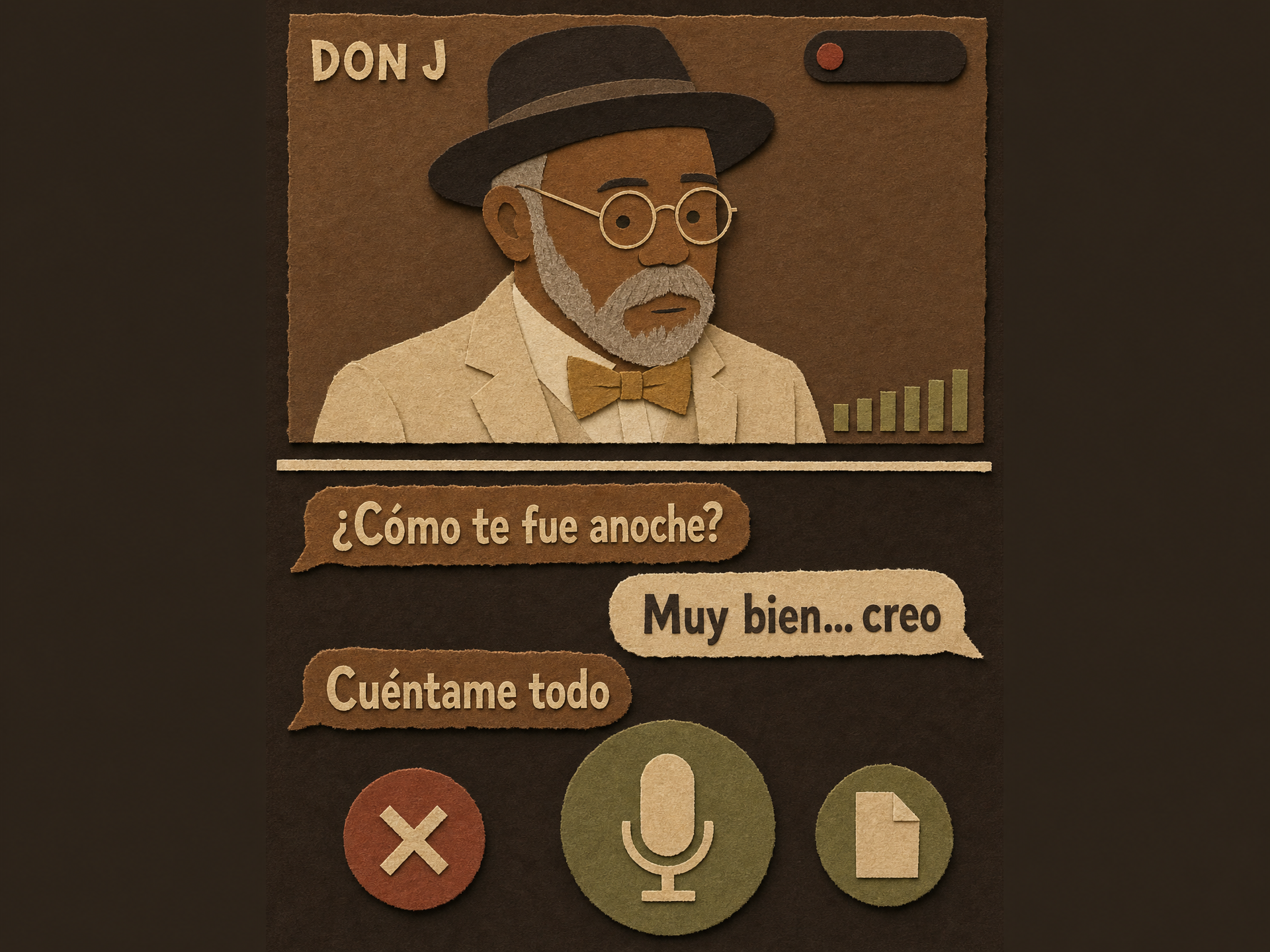 Don J paper call screen