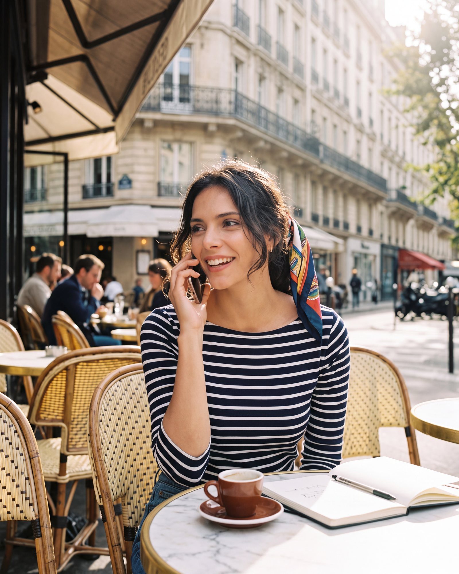 Amélie in Paris, on a call