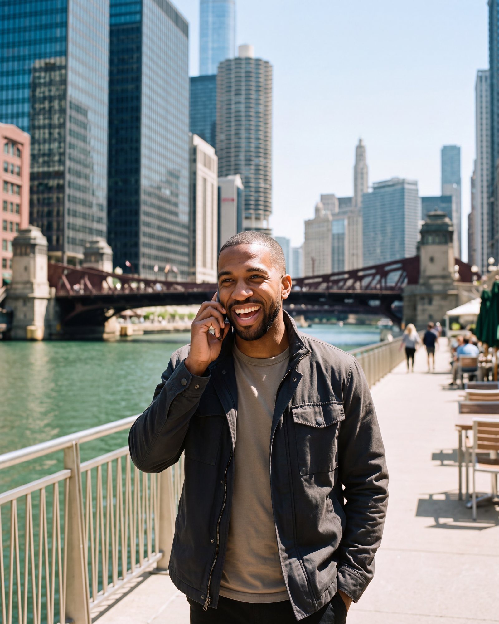 Marcus in Chicago, on a call