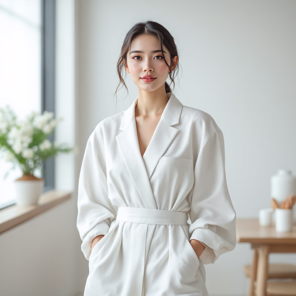 [headshot] image of a customer (for a japanese restaurant)