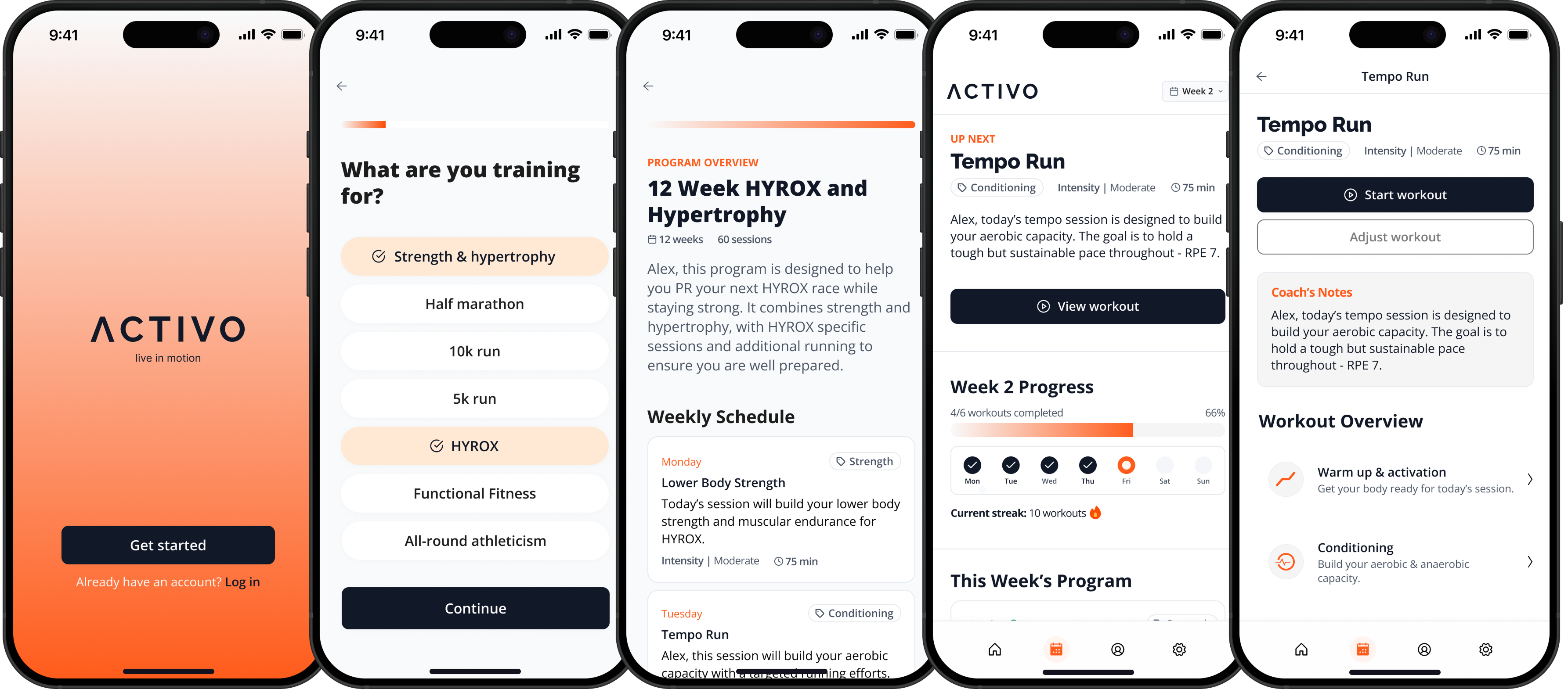 The AI app for Hybrid Athletes – powered by AI.