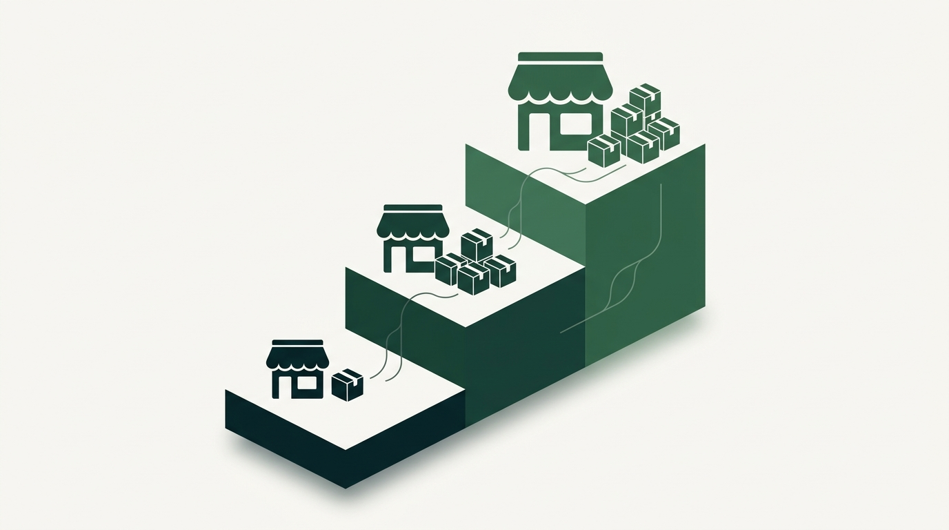 Tiered wholesale pricing groups for keystone-based retail and wholesale prices