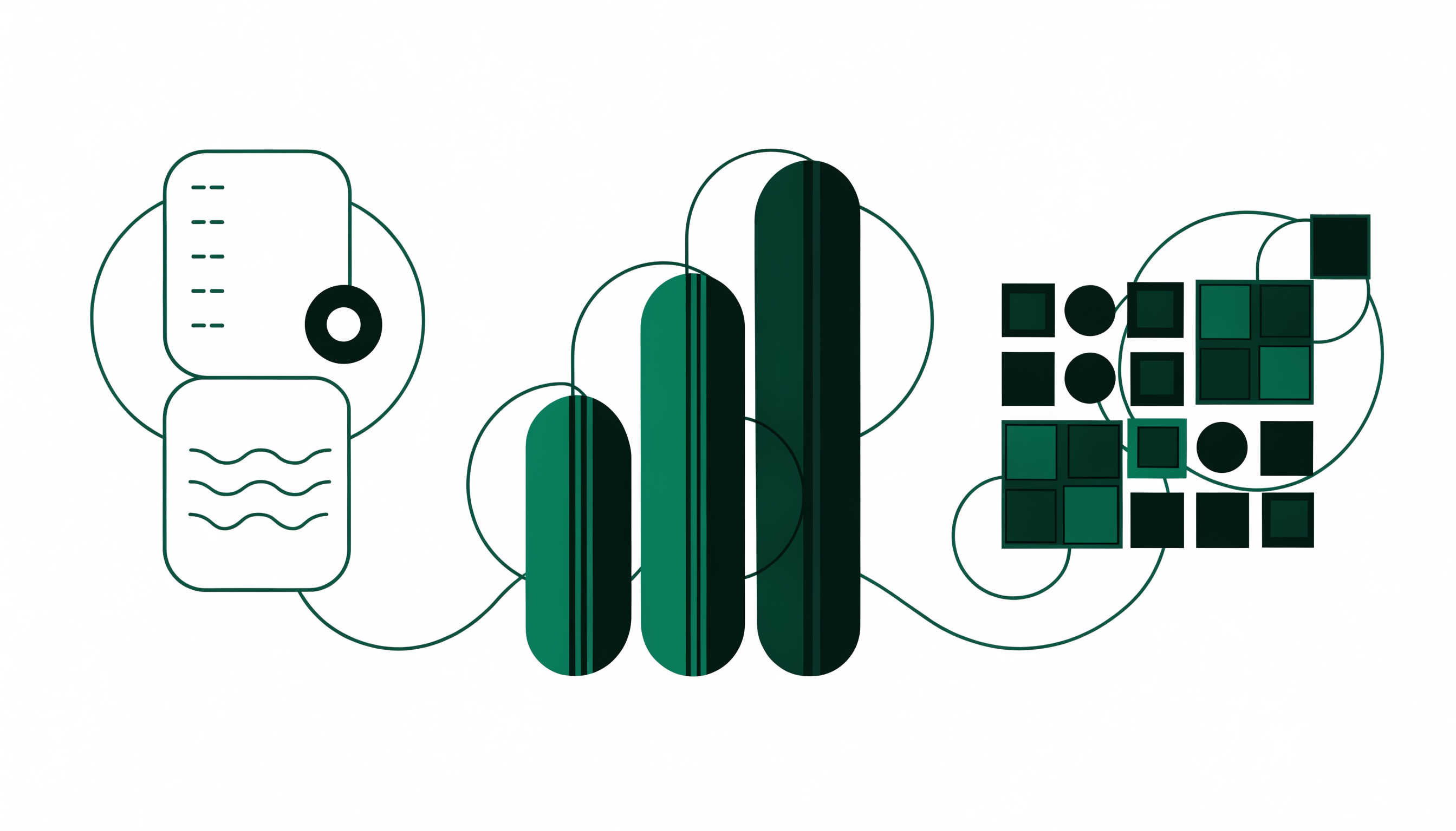 Abstract illustration of a Shopify wholesale app workflow with gated access, tiered pricing, and pack sizing