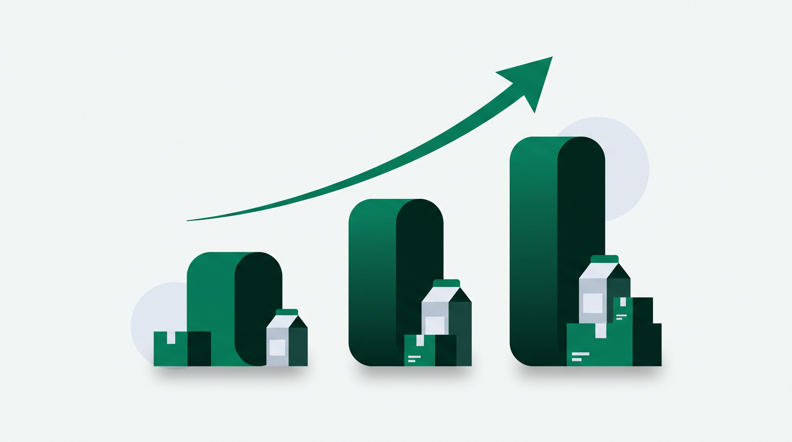 Abstract illustration of wholesale volume discount tiers and minimum order quantities