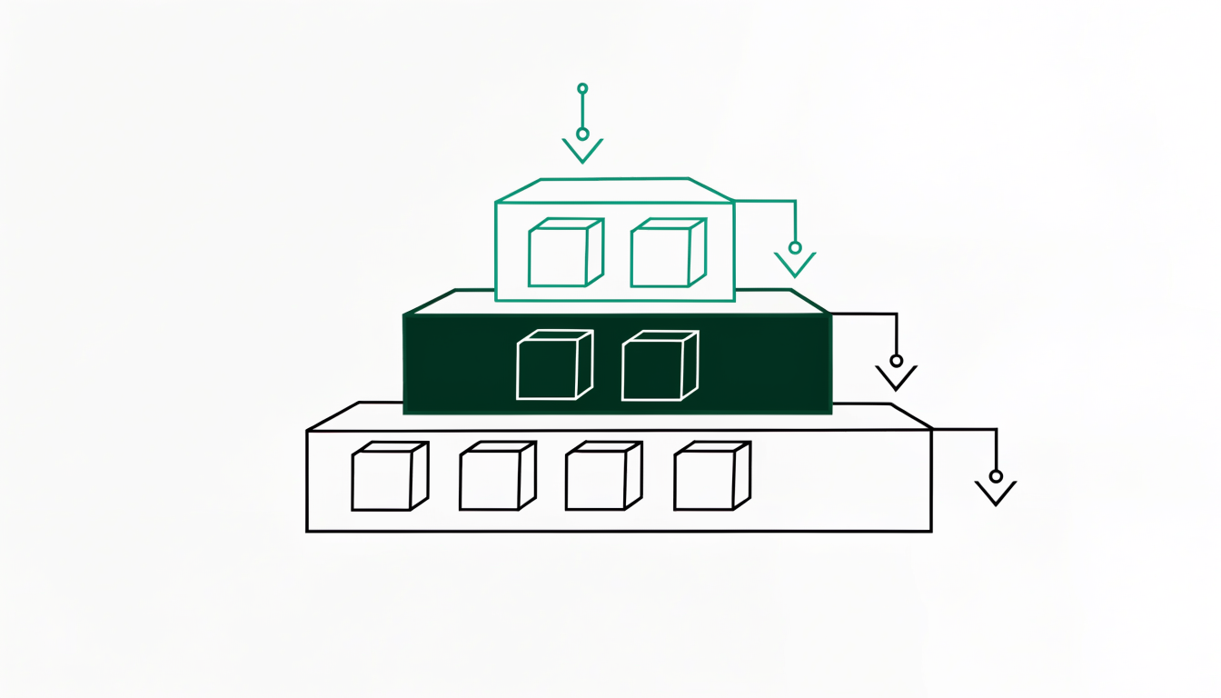 Tiered wholesale pricing discount levels stacked by order quantity