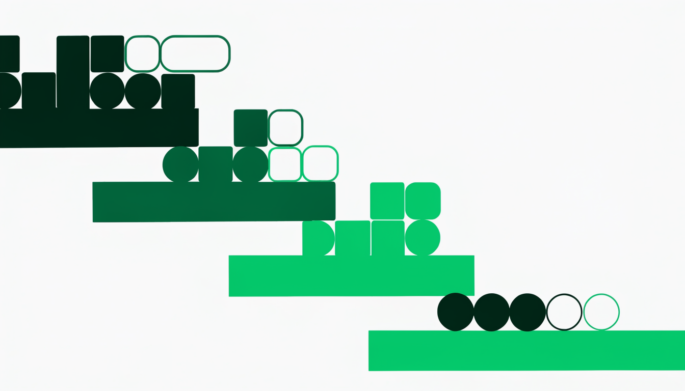 Illustration of tiered wholesale pricing shown as descending stepped platforms with customer groups on different tiers