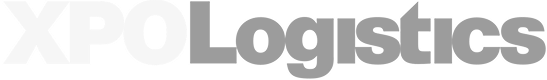 XPO Logistics company logo with 'XPO' in bold and 'Logistics' in lighter font.