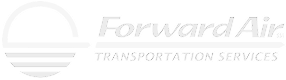 Forward Air transportation services company logo with a circular design on the left.