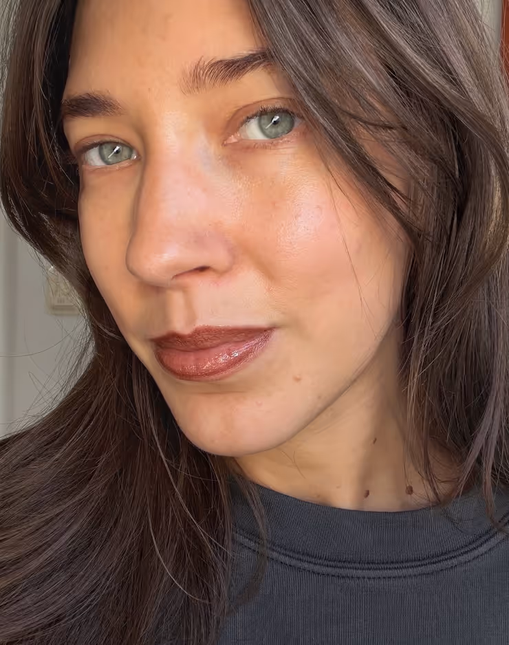 Finaste lip combon: Caia lip pencil i färgen club mocha (brun läppenna) och en läppolja från Merit