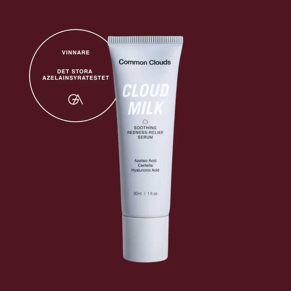 Bästa azelainsyran är Common Clouds Cloud Milk, med 10% azelainsyra