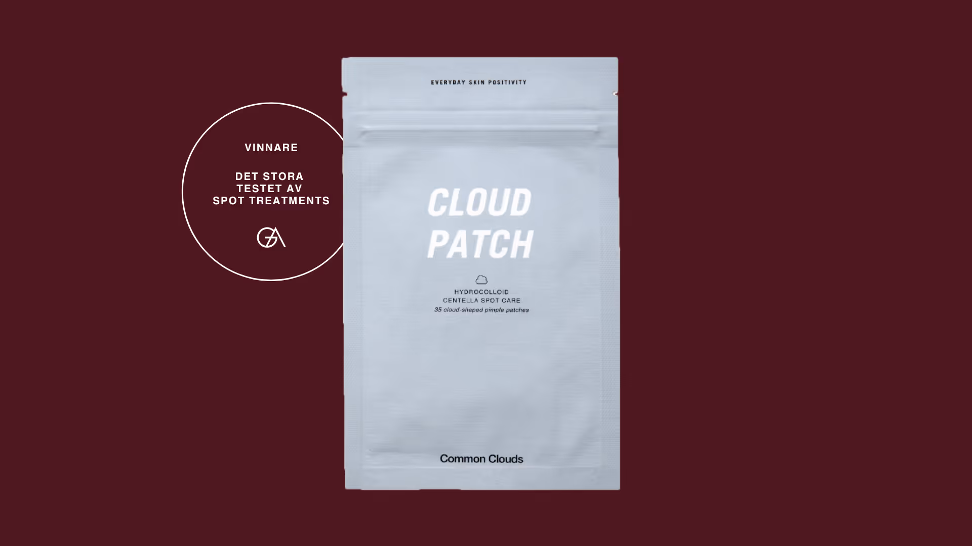 Få bort en finne snabbt med pimple patches som är bäst i test, Common Clouds Cloud Patch