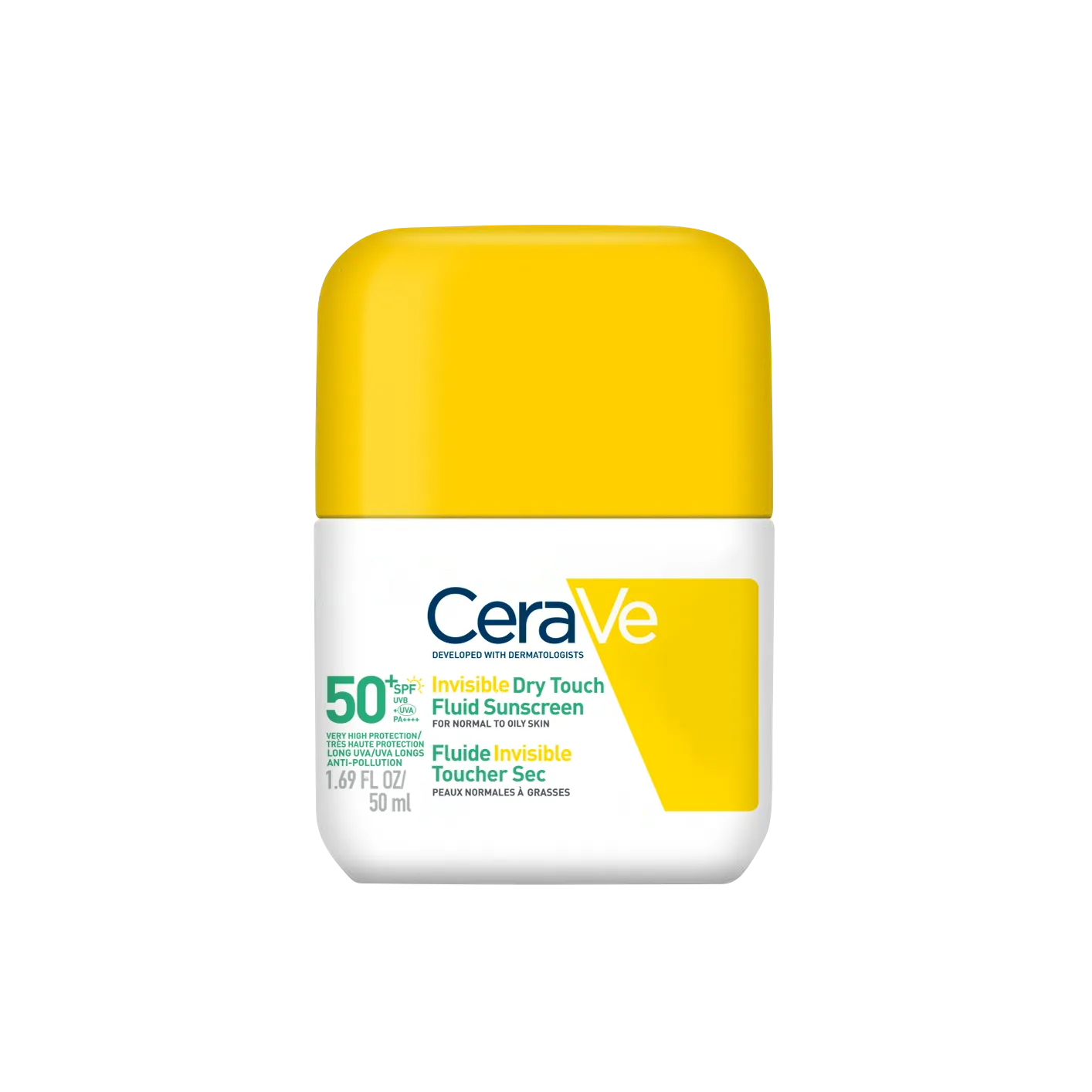 CeraVe Invisible Dry Touch Fluid Sunscreen SPF50+