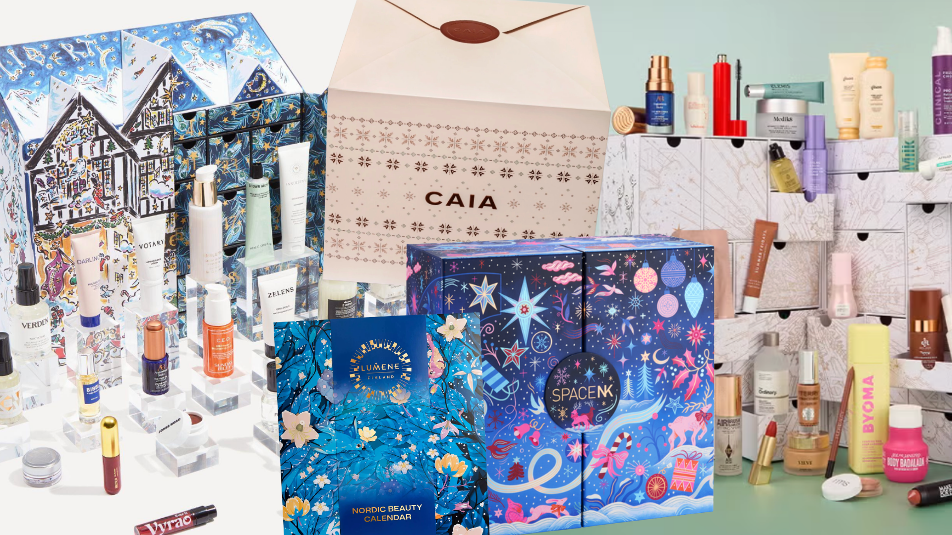 Julkalender beauty 2026, adventskalender 2026, årets adventskalendrar 2026, julkalender smink, julkalender hudvård