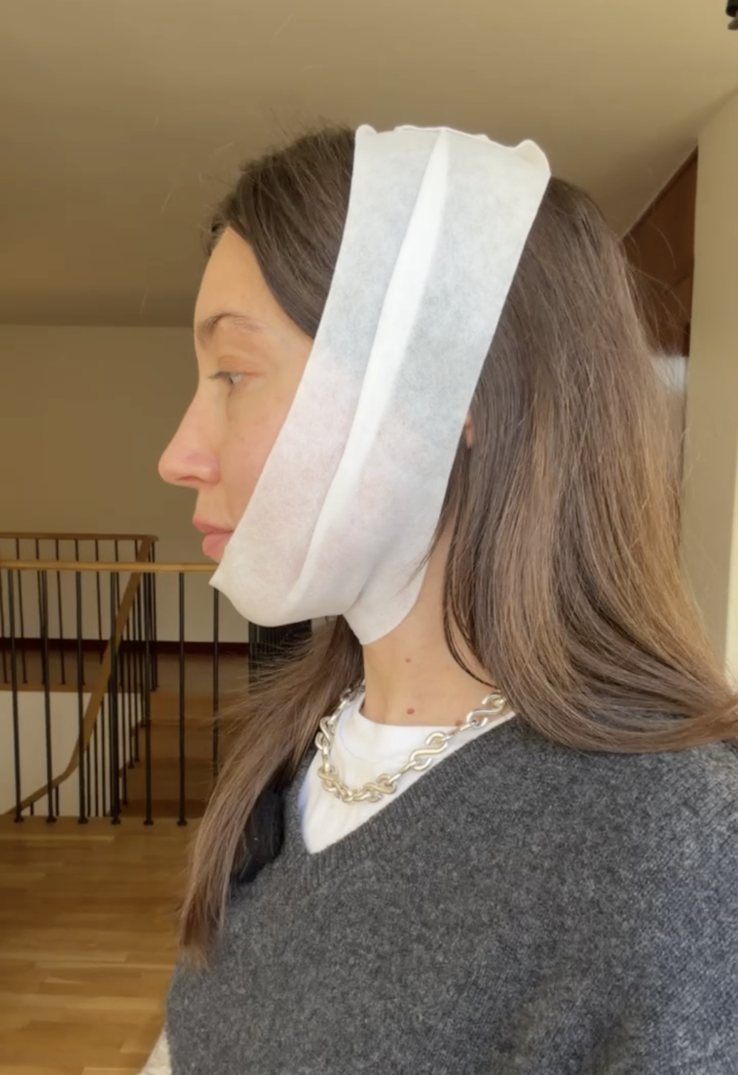 Ansiktsmasker i wrapformat för hakan och halsen, behövs de verkligen?
