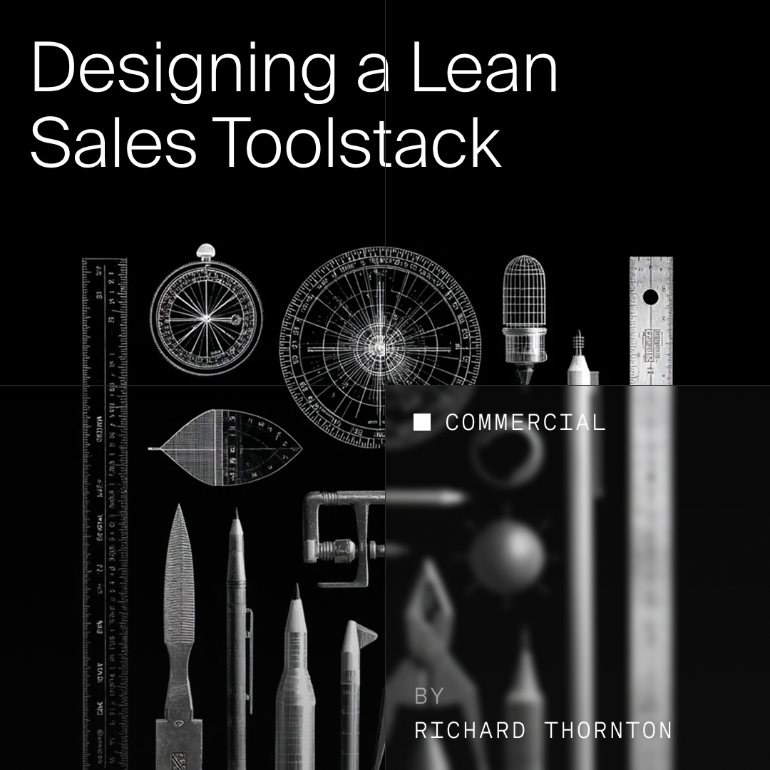 Designing a Lean Sales Toolstack
