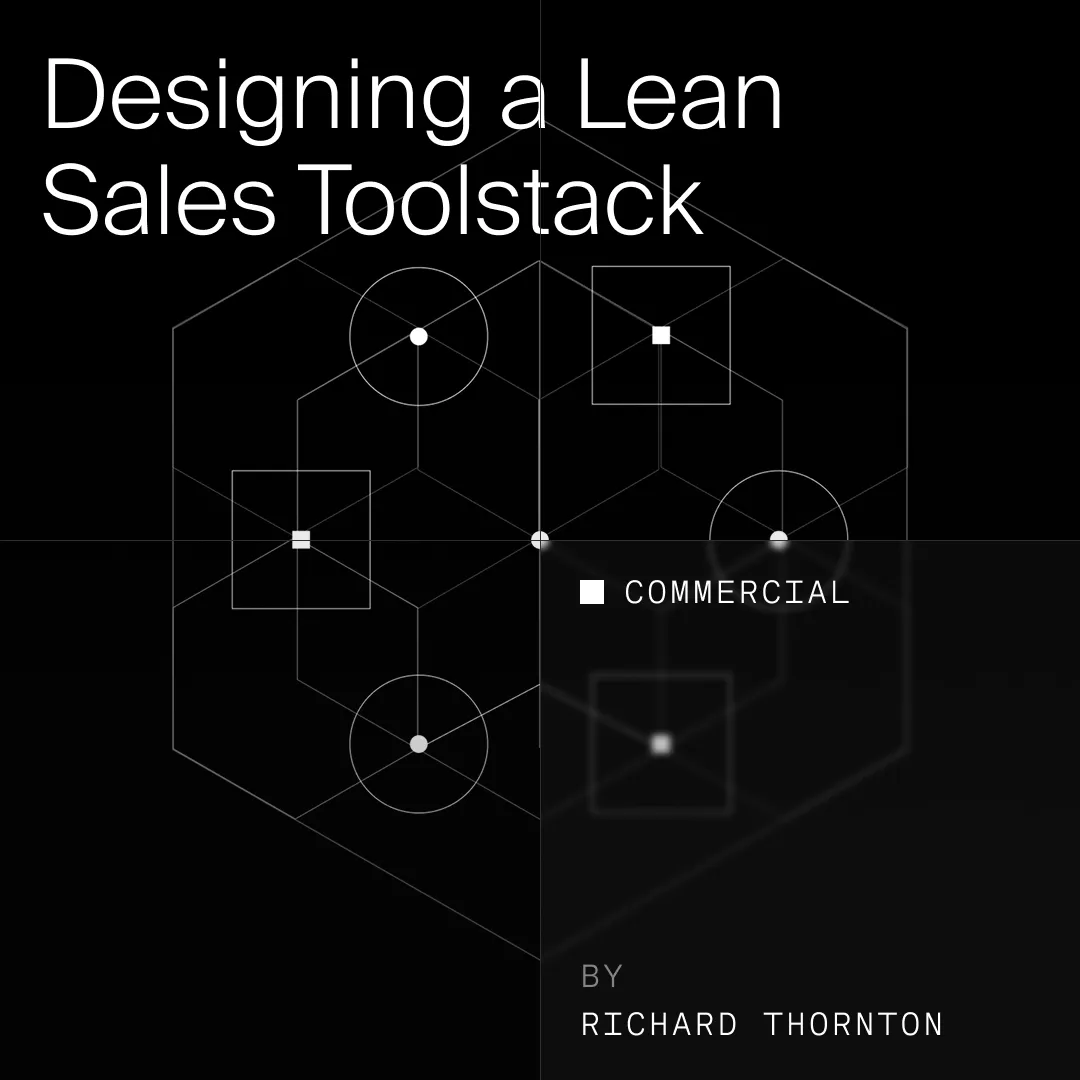 Designing a Lean Sales Toolstack