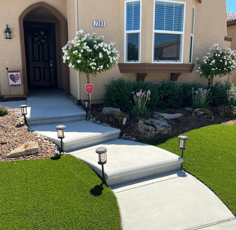 Concrete steps in Fresno & Clovis