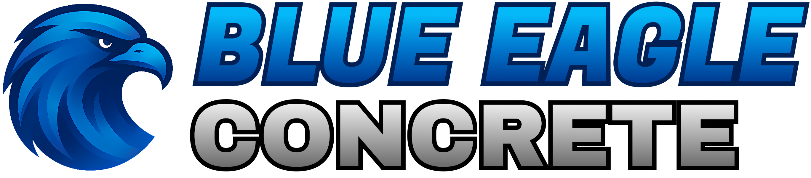 Blue Eagle Concrete Logo | Concrete Contractor Fresno & Clovis
