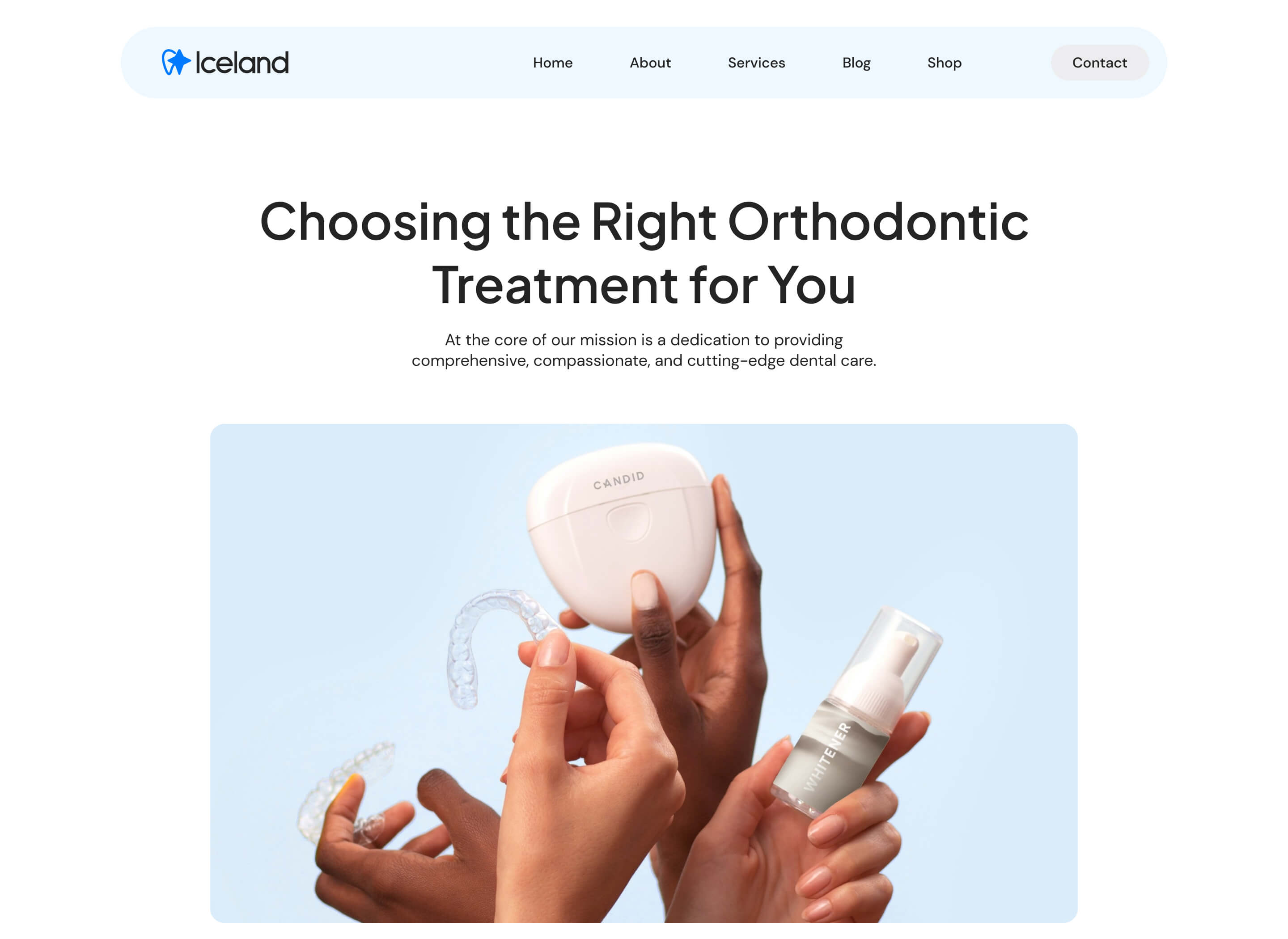 Iceland Webflow Template - Designed by Azwedo.com and Wedoflow.com