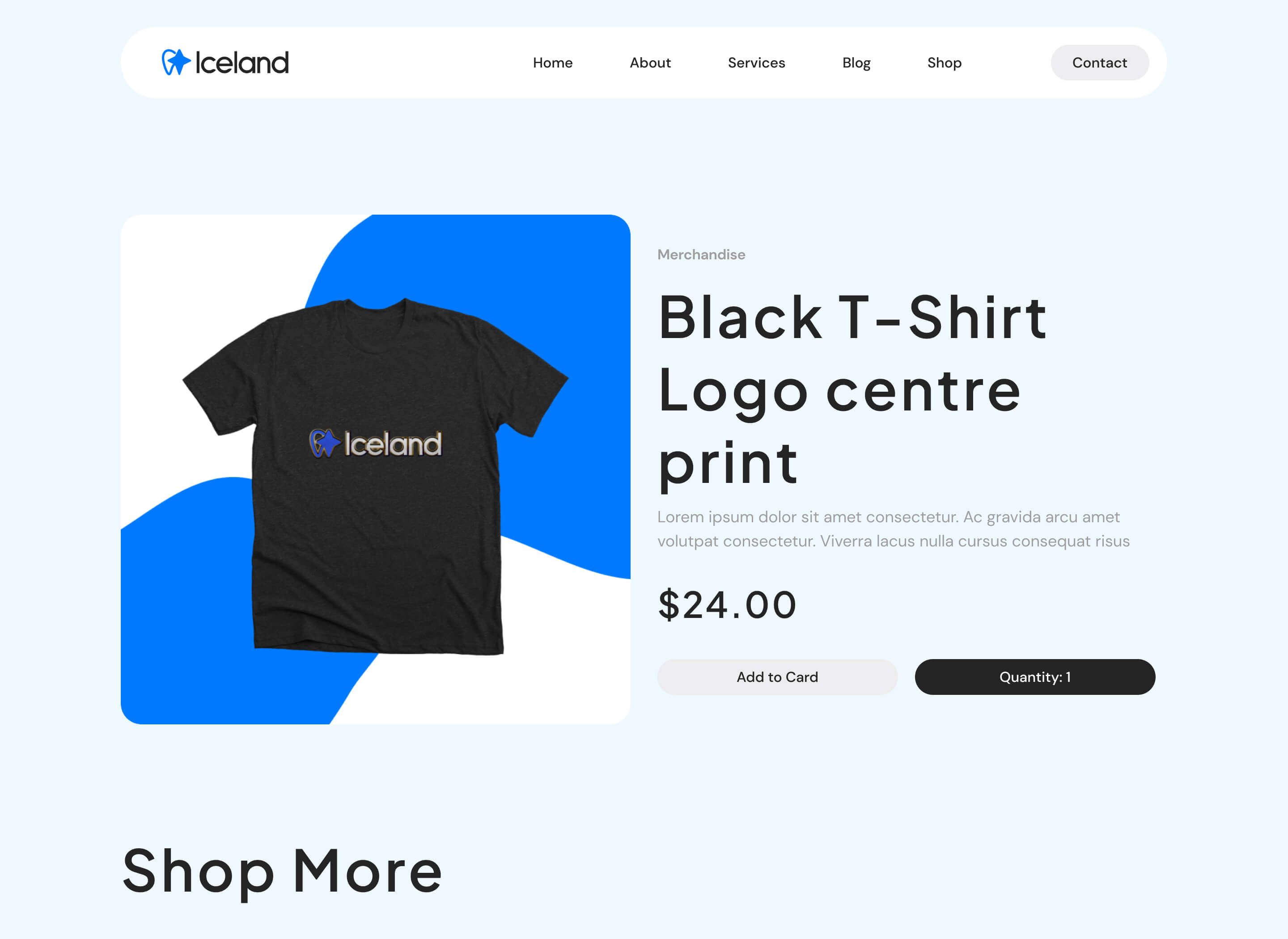 Iceland Webflow Template - Designed by Azwedo.com and Wedoflow.com