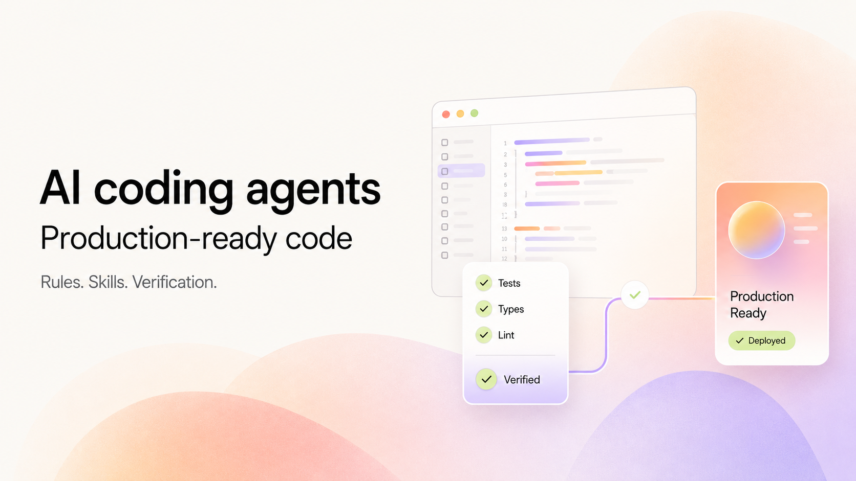 How do you make AI coding agents ship production-ready code?