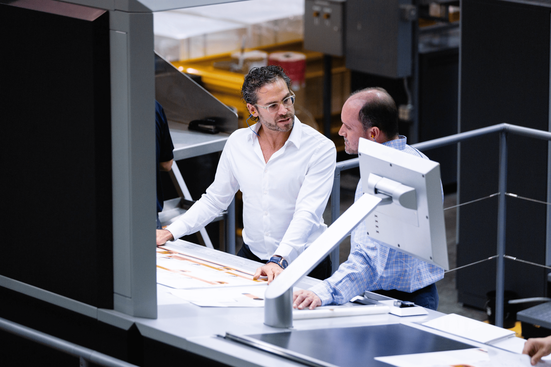 Packaging design being produced on Arkay's Roanoke production line