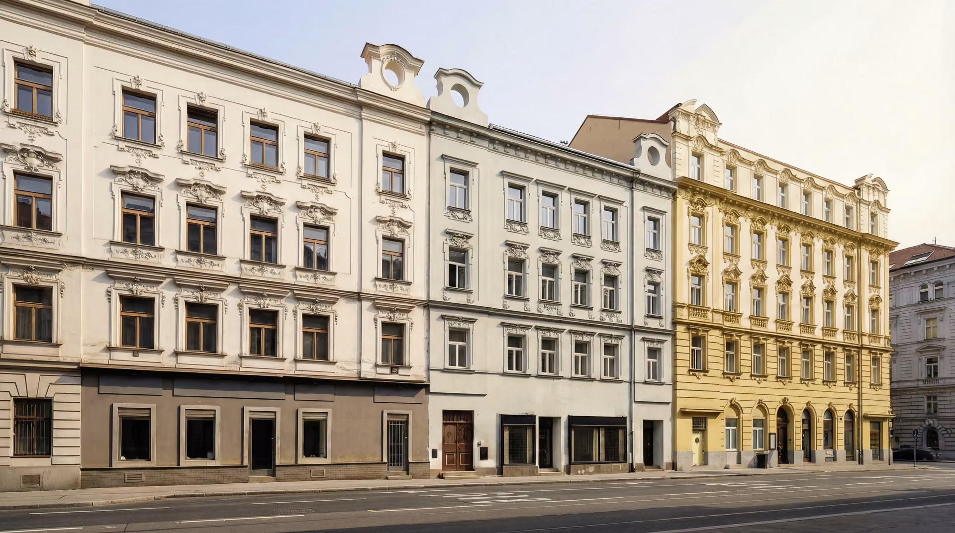 Byty Smíchov Praha 5 – projekt Plzeňská 32, reprezentativní činžovní dům s ornamentální fasádou.