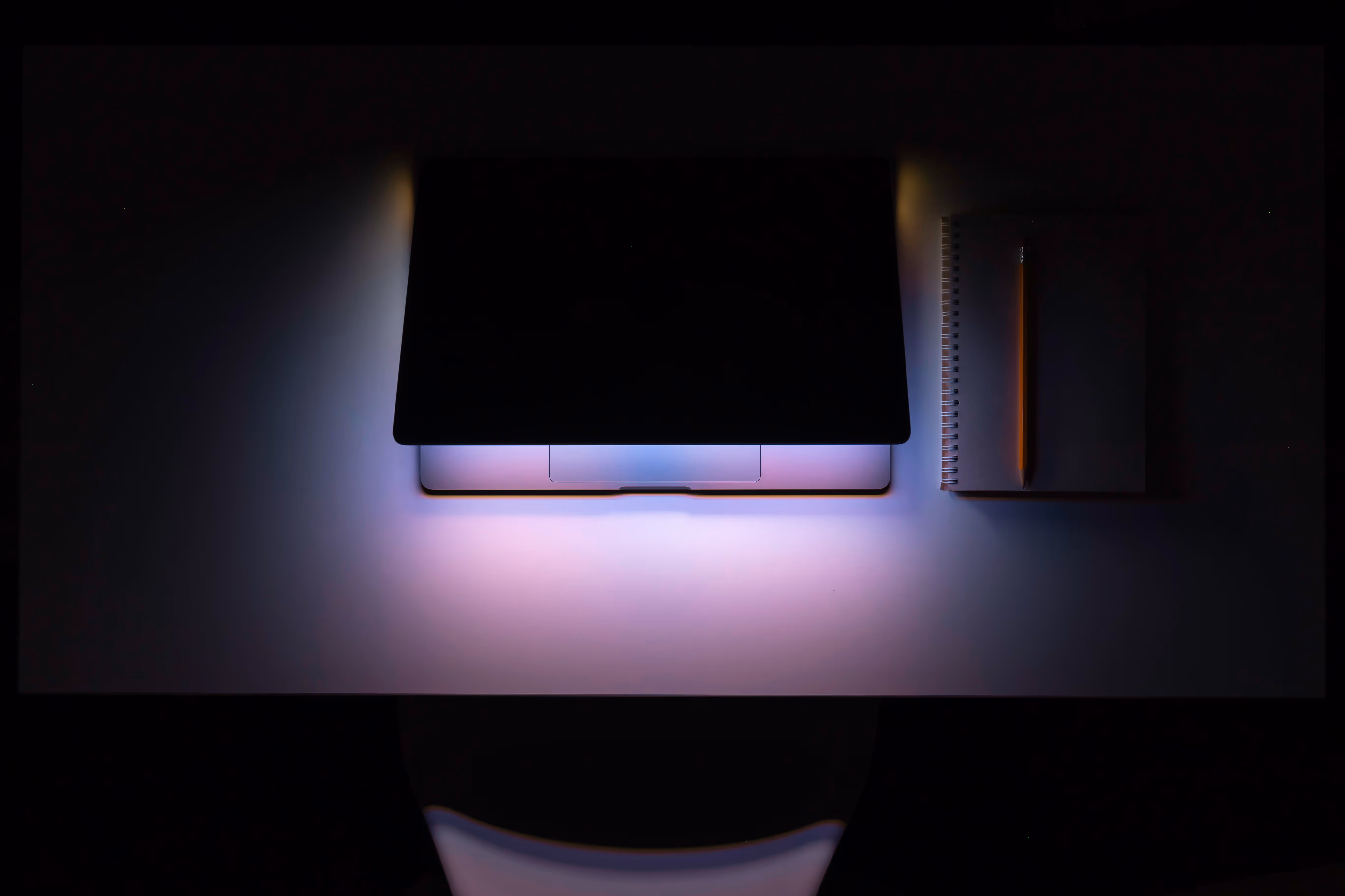Studio sable laptop with copywriting on it