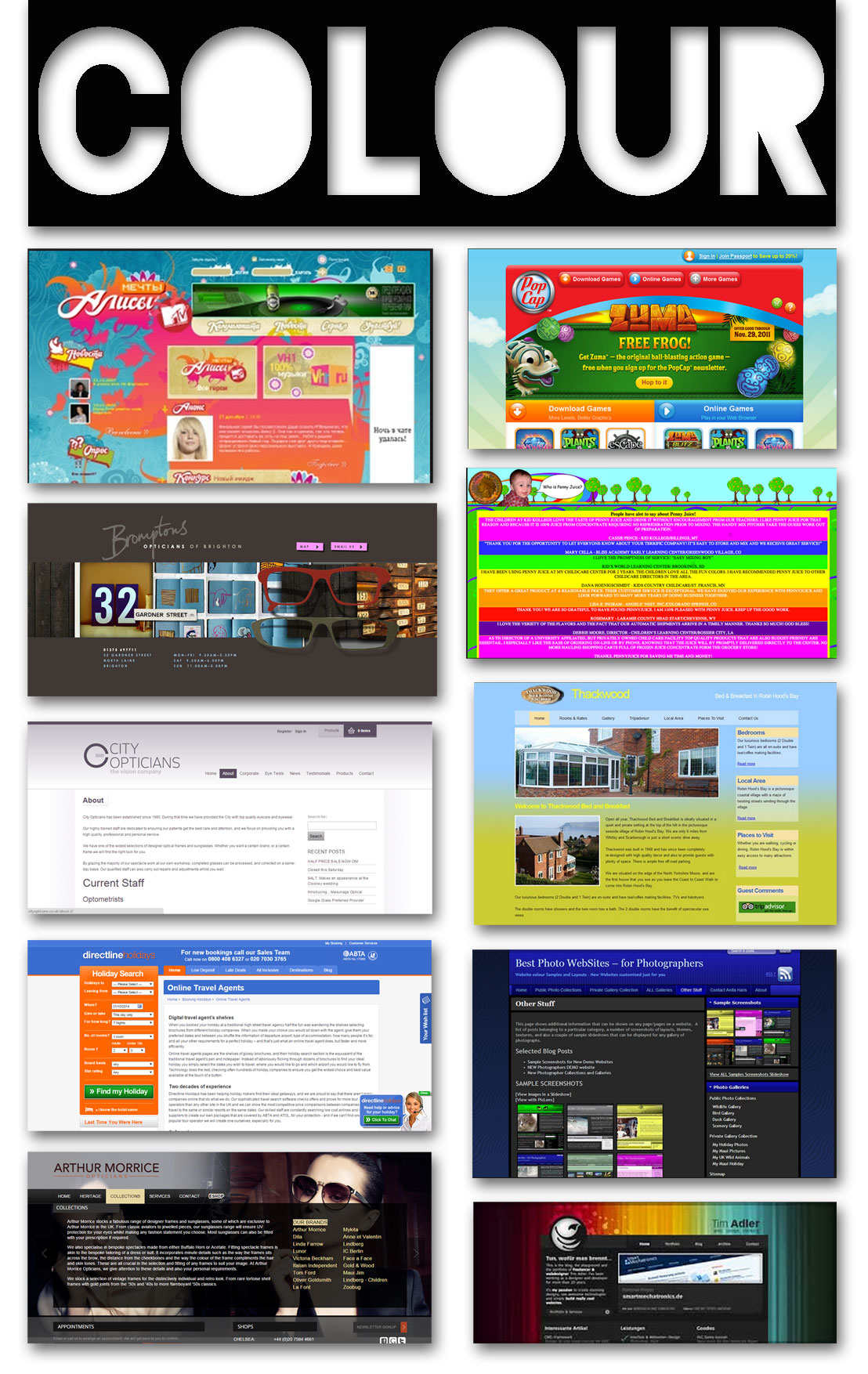 Studio sable website copywriting and design