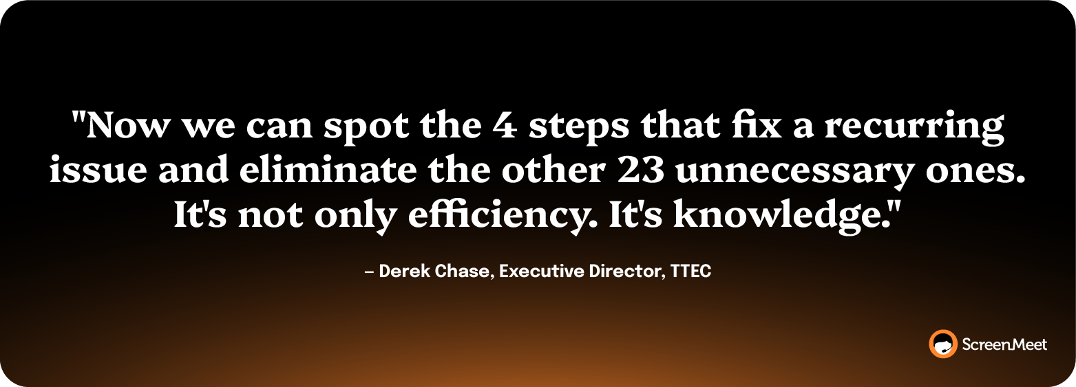 Derek Chase discusses identifying four critical steps to fix recurring issues versus twenty-three unnecessary ones.