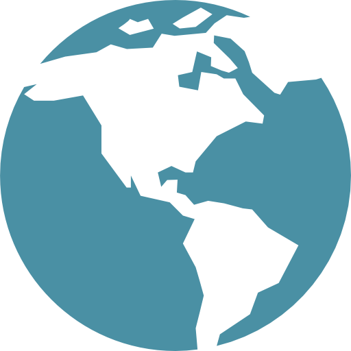 Globe icon.
