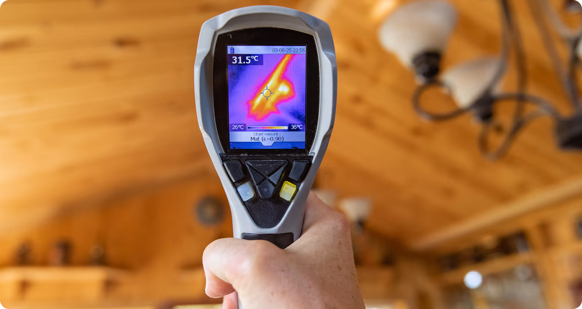 home assessment testing with a thermal camera