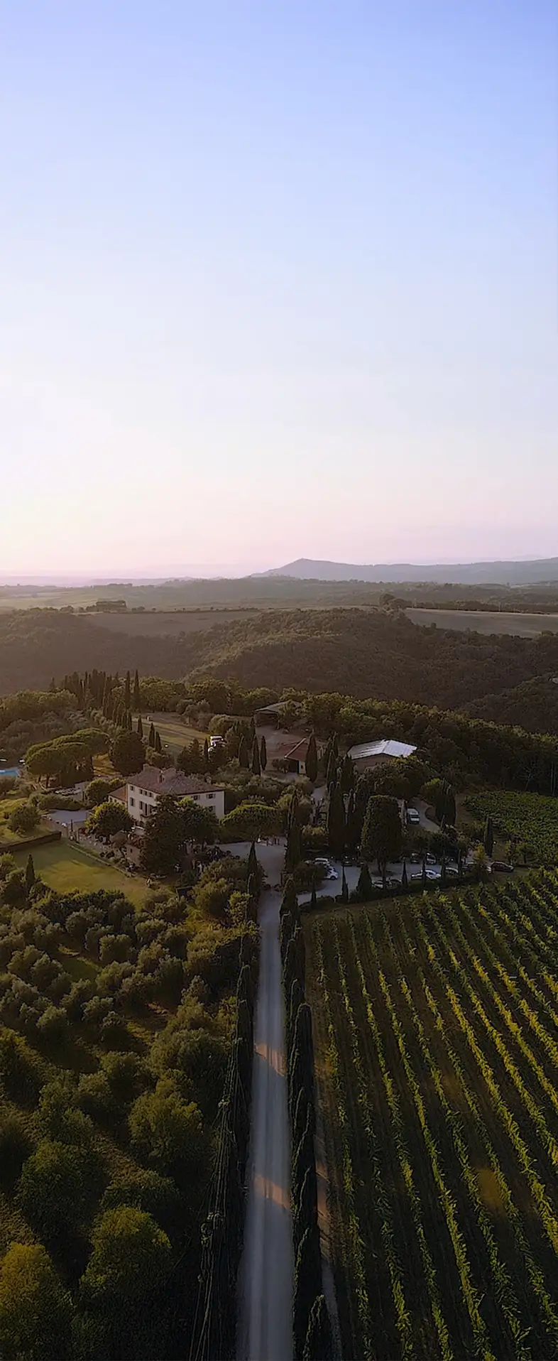 Tuscany Drone Landscape