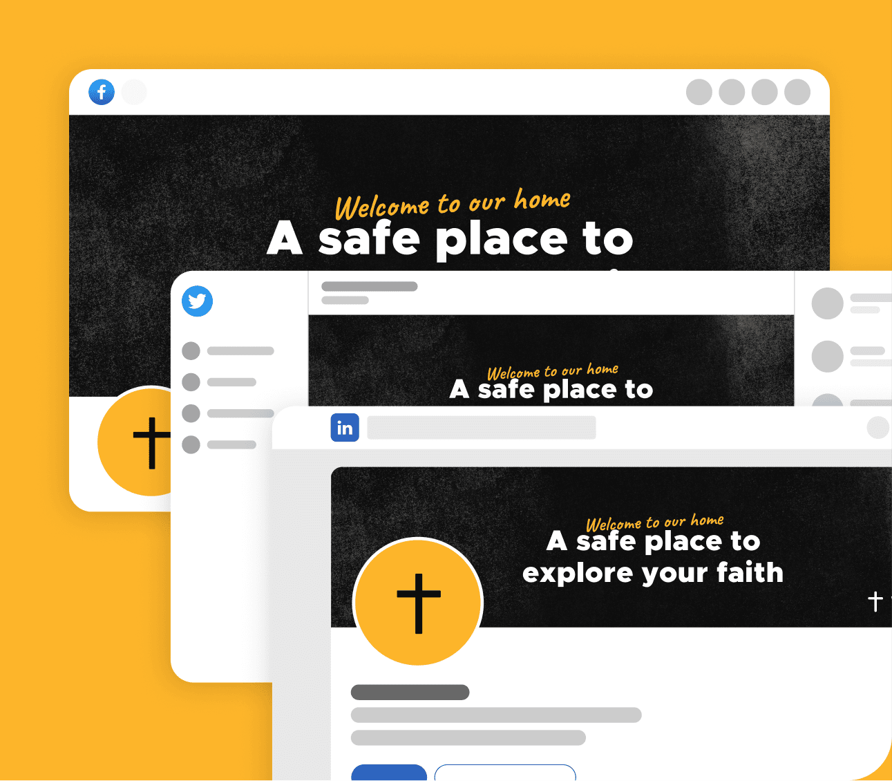 Social Media Also - Worship X Webflow Template