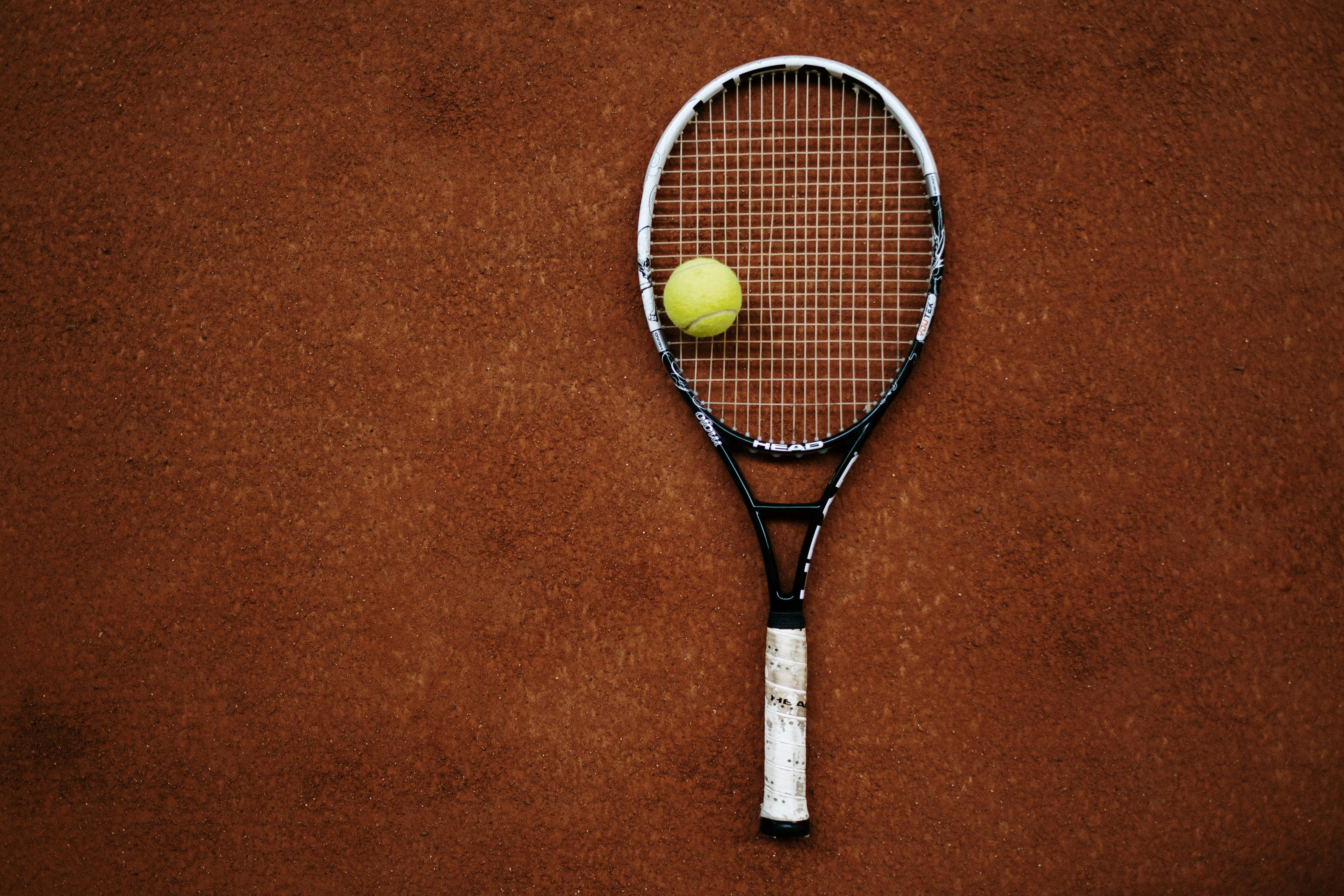Tennisspieler beim Training