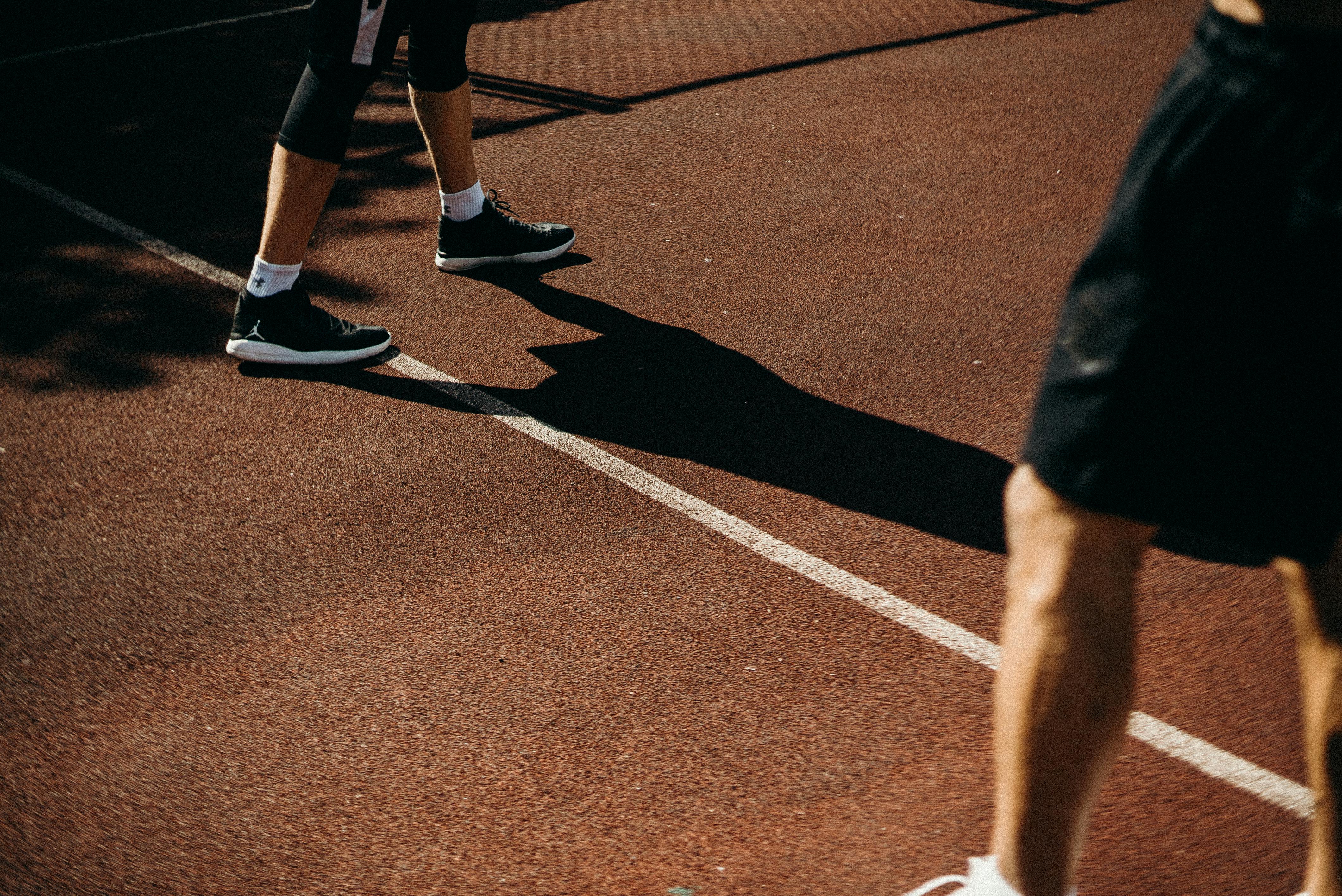 Tennisspieler im Training