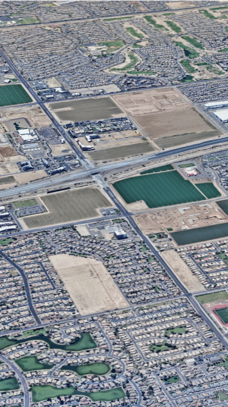 The 38-net-acre site at the north-west corner of Corporate Drive and 117th Avenue in Avondale, Arizona, situated just south of the Interstate 10 (I-10) and adjacent to key logistics corridors in the 