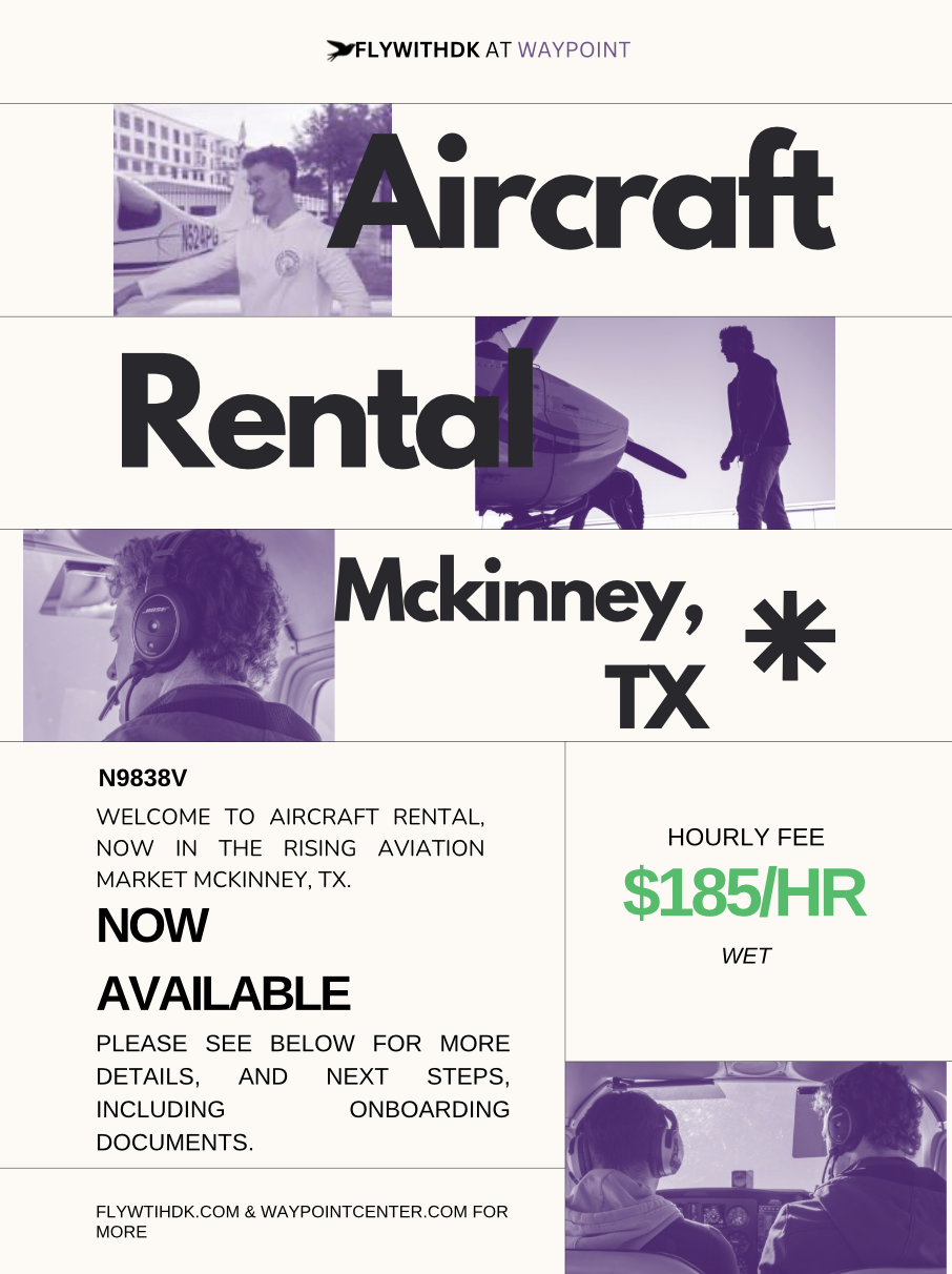Discover new aircraft in McKinney