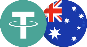 USDT to AUD via FastStables.