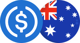 USDC to AUD via FastStables.