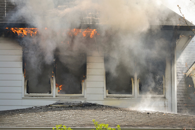 Fire damage restoration