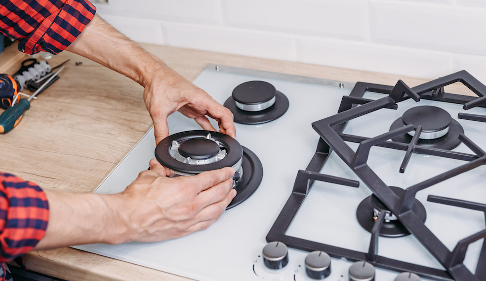 installing gas stove