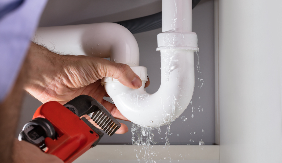 leaking pipes