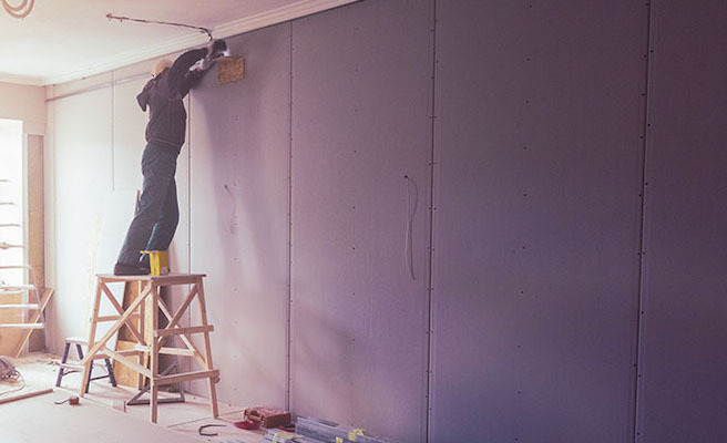 replacing gib and plasterboard