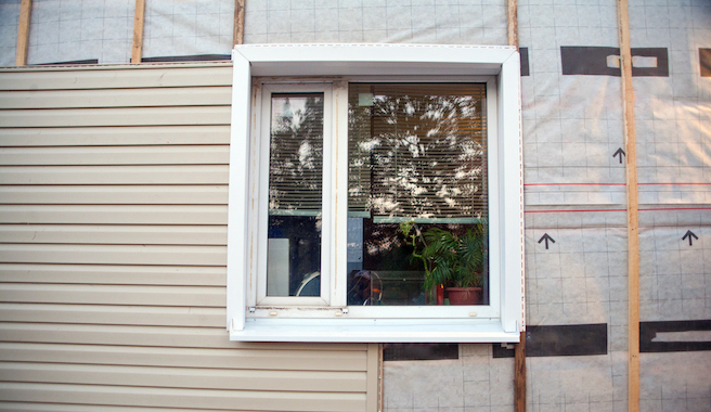 recladding house