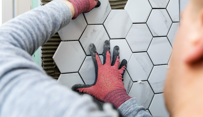installing tiles