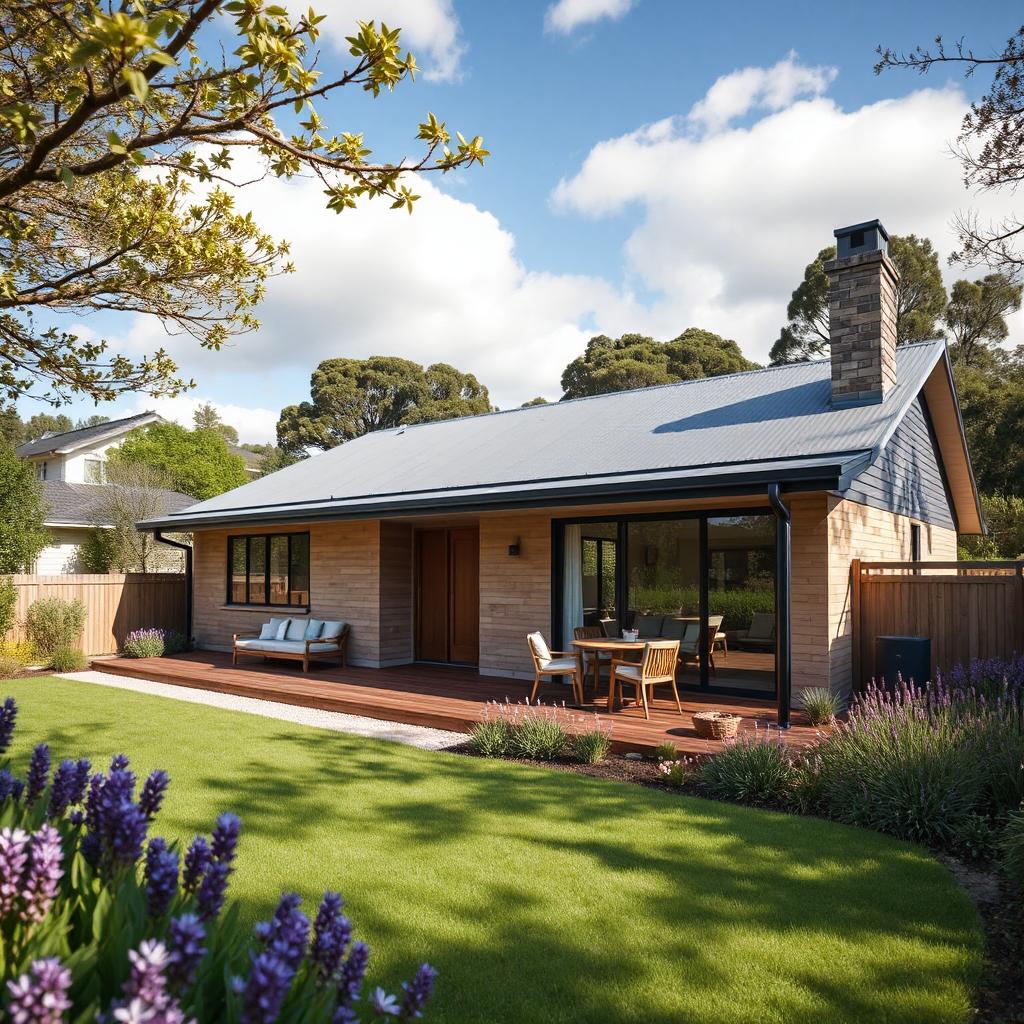 Modern New Zealand home exterior with fresh paint, tidy garden, and welcoming front entrance